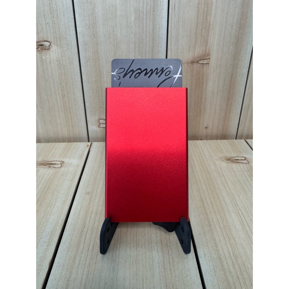 🔴 Red Minimalist Wallet / Card Holder – NWT